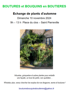 ÉCHANGE DE PLANTS D’AUTOMNE 