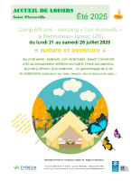 PLAQUETTE CAMP 6-9 ANS 2025