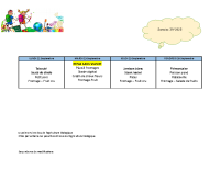 MENUS ECOLES du 22 au 26 sept.