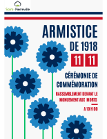 Affiche cérémonie du 11 novembre