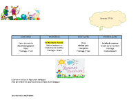 MENUS ECOLES du 29 juin au 03 juillet
